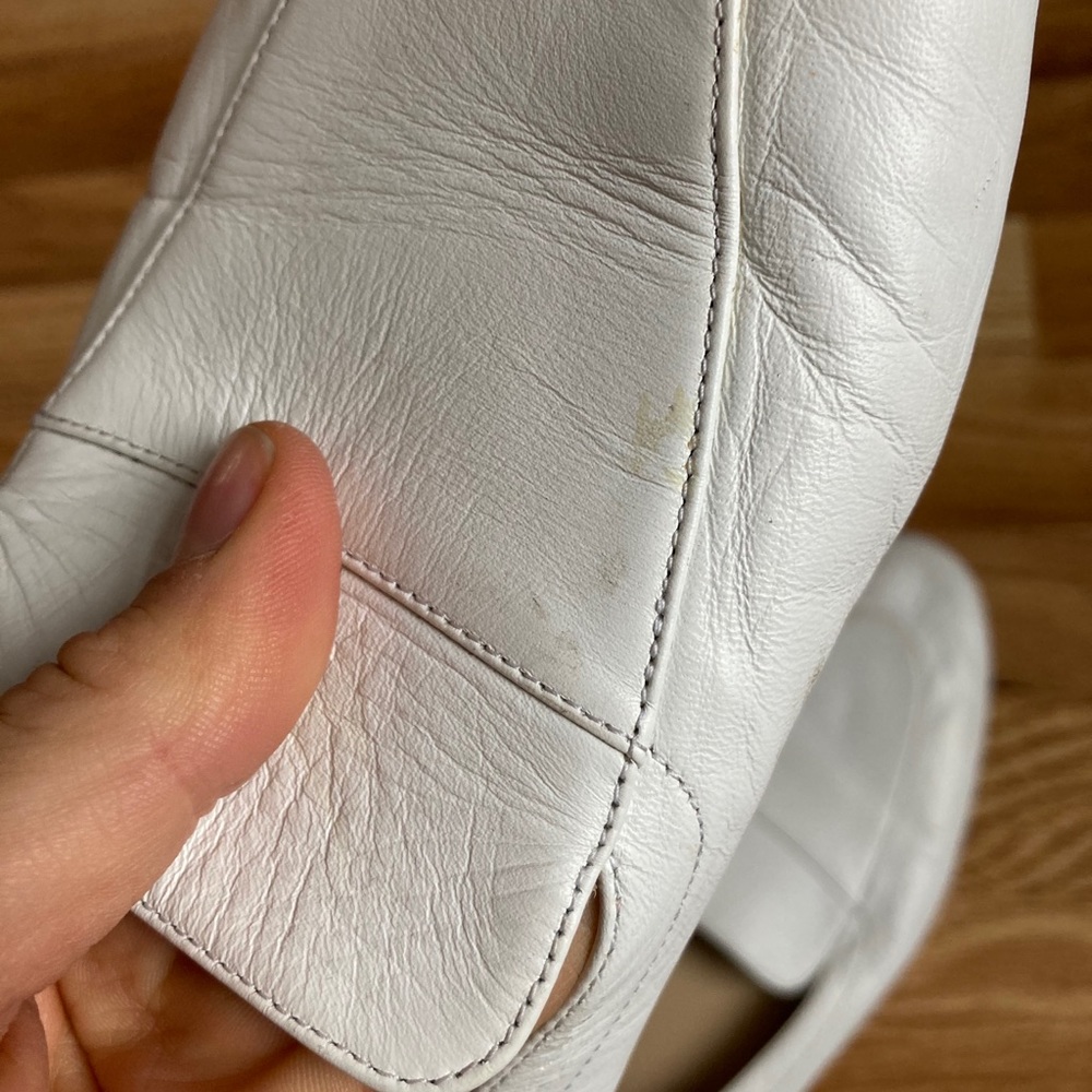 Everlane White Leather Loafer Flats 10.5 - Picture 5 of 6